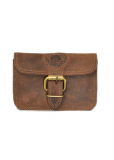 Vintage Gürteltasche brown Leder